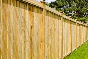 Privacy fence installation in Winchester