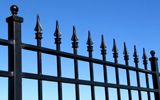 Ornamental metal fence